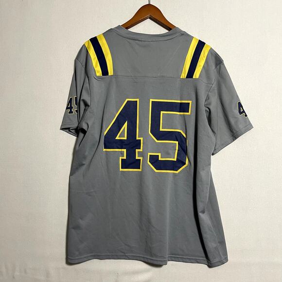 Synergy Imports UCO Broncos #45 Football Men's Jersey Throwback Gray m - Size XL - Picture 2 of 6